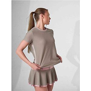 BAILA Mesh Short Sleeve Top | Breathable Athletic Crew Neck | First Position Collection