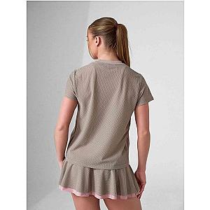 BAILA Mesh Short Sleeve Top | Breathable Athletic Crew Neck | First Position Collection