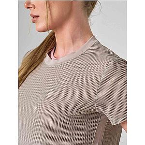 BAILA Mesh Short Sleeve Top | Breathable Athletic Crew Neck | First Position Collection