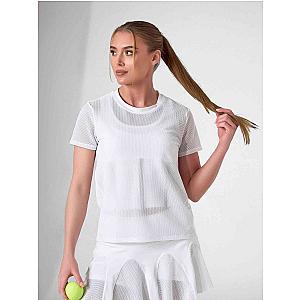 BAILA Mesh Short Sleeve Top | Breathable Athletic Crew Neck | First Position Collection