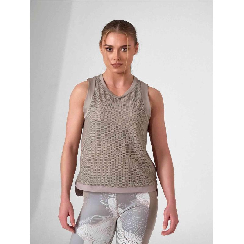 BAILA Mesh Tank Top | Technical Athletic Tank with High-Low Hem | First Position Collection
