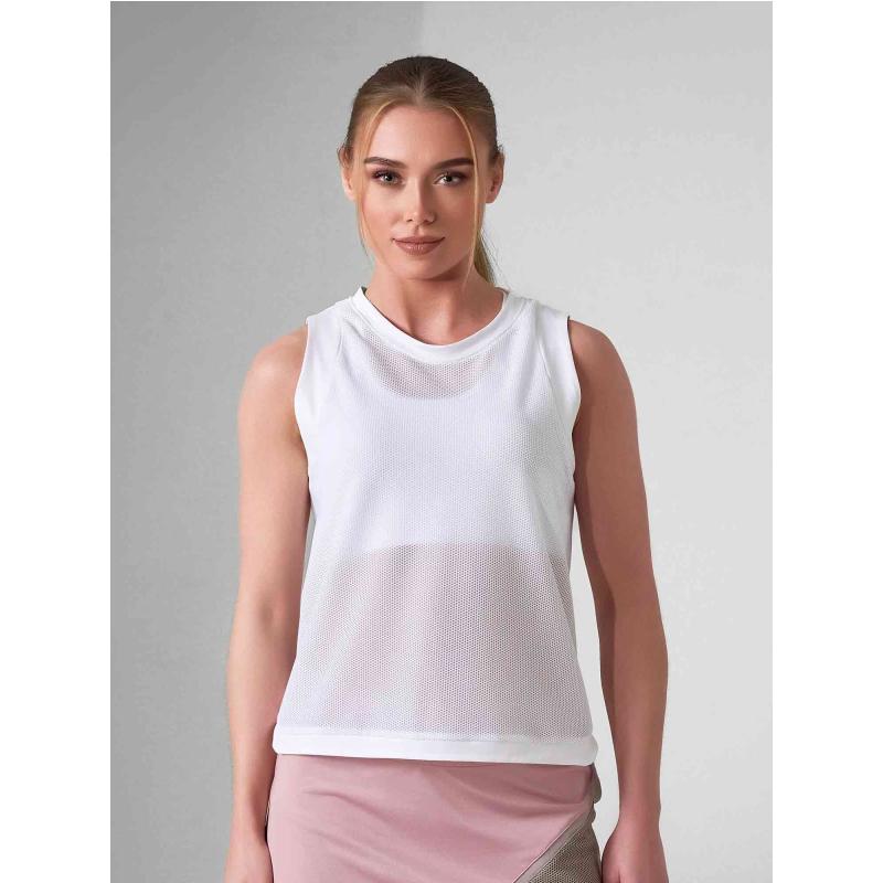 BAILA Mesh Tank Top | Technical Athletic Tank with High-Low Hem | First Position Collection