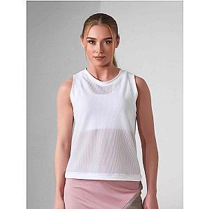 BAILA Mesh Tank Top | Technical Athletic Tank with High-Low Hem | First Position Collection