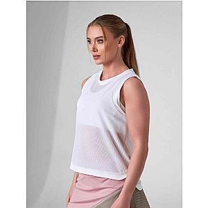 BAILA Mesh Tank Top | Technical Athletic Tank with High-Low Hem | First Position Collection