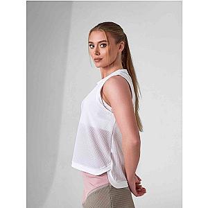 BAILA Mesh Tank Top | Technical Athletic Tank with High-Low Hem | First Position Collection