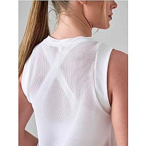 BAILA Mesh Tank Top | Technical Athletic Tank with High-Low Hem | First Position Collection