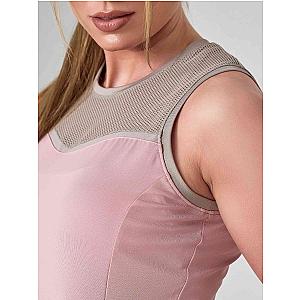 ELISE TANK | Mesh Detail Performance Tank Top for Tennis & Fitness | INPHORM NYC