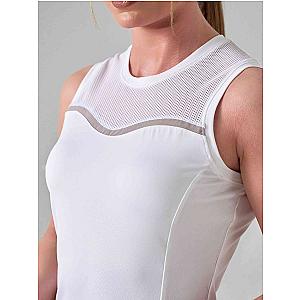 ELISE TANK | Mesh Detail Performance Tank Top for Tennis & Fitness | INPHORM NYC