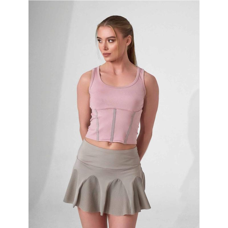 MAI TANK | Recycled Performance Crop Top with Mesh Back