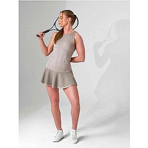 MAI DRESS | Performance Tennis & Pickleball Dress with Mesh Flounce