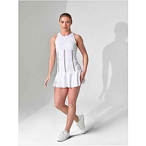MAI DRESS | Performance Tennis & Pickleball Dress with Mesh Flounce