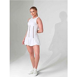 MAI DRESS | Performance Tennis & Pickleball Dress with Mesh Flounce