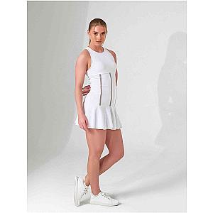 MAI DRESS | Performance Tennis & Pickleball Dress with Mesh Flounce
