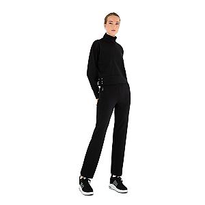 Fitted Athleisure Track Pants With UV Protection