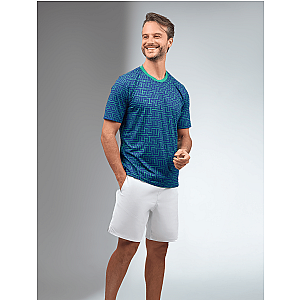 Men's Short-Sleeve Crew Neck - UV Protection, Antimicrobial