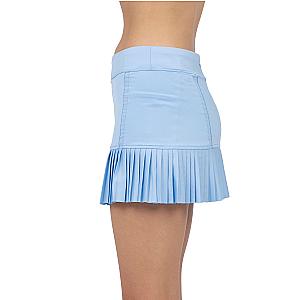inPhorm 13 1/2" Classic Pleated Skirt - Bluebell