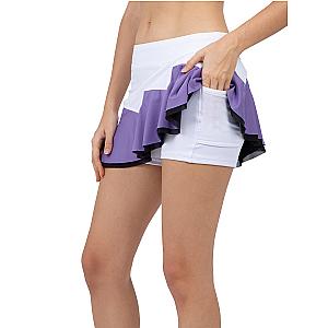 Baseline Butterfly Skirt - White/Lavender Combo