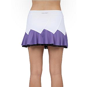 Baseline Butterfly Skirt - White/Lavender Combo