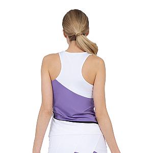 Baseline Tank - White/Lavender Combo