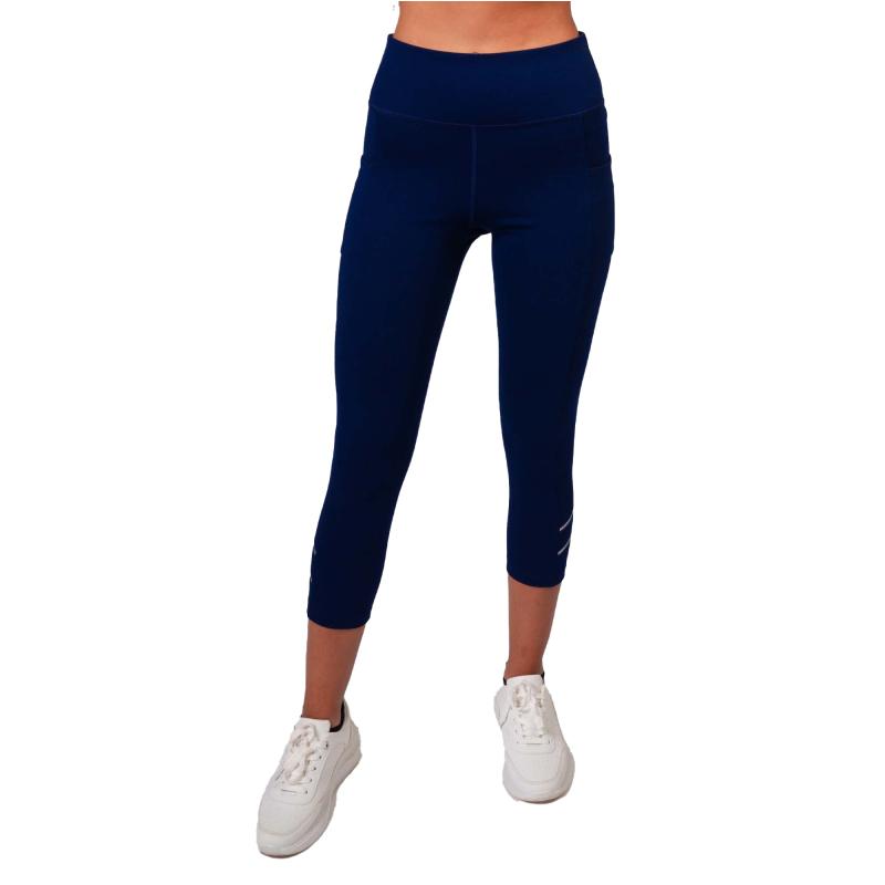 Zone Capri Legging - Ink/Silver