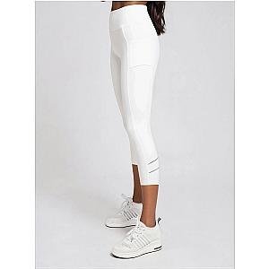 Zone Capri Legging - White/Silver