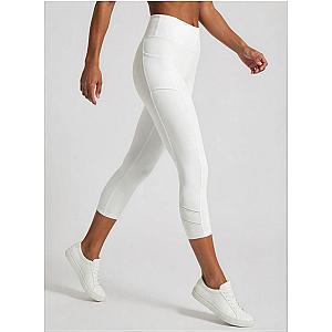 Zone Capri Legging - White/Silver