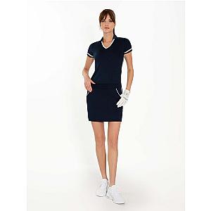 Women's Golf 15" Eloise Skirt - Midnight/White