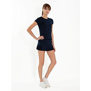 Tennis Classic 13 1/2" Pleated Skirt - Midnight