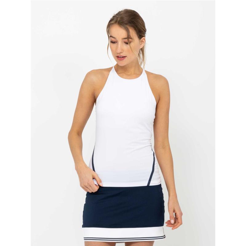 Spin Active Tennis Tank - White/Midnight