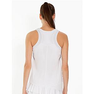 Phoebe Tennis & Active Tank - White/Pearl