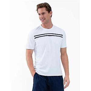 Performance Men's Tournament Short Sleeve Crew Neck - White/Midnight