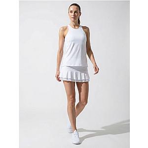 Nora Halter Neck Active & Tennis Tank - White