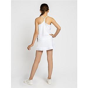 Girls Strappy Tank - White