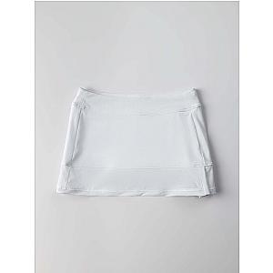 Girls Flash Tennis Skirt - White