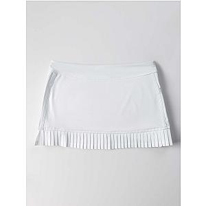 Girls Classic Tennis Pleated Skirt - White