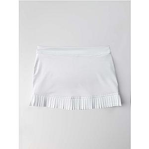 Girls Classic Tennis Pleated Skirt - White