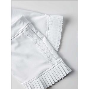 Girls Classic Tennis Pleated Skirt - White