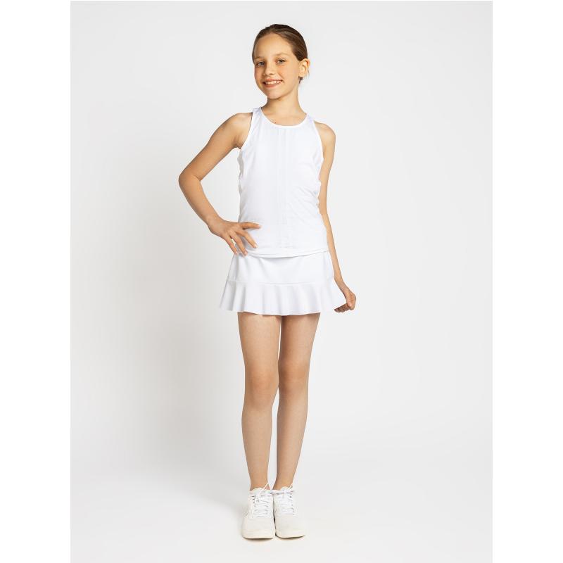 Girls Classic Tank - White
