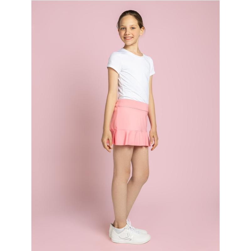 Girls Classic Flounce Skirt - Plumeria
