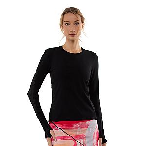 Classic Long Sleeve Crew Neck - Black