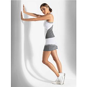 Ace Your Game Racerback Tank - White/Onyx Combo
