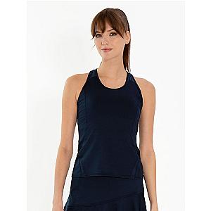 Bridget Racer Back Active and Tennis Tank - Midnight