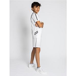 Boys Classic Crew Neck - White/Midnight