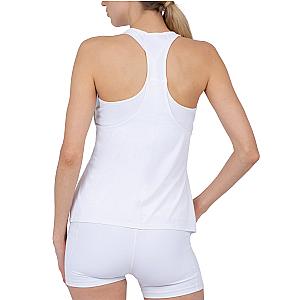 Aubrey Double Layer Athleisure Tank - White