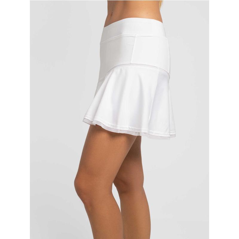Tennis Classic 15" Flounce Skirt - White