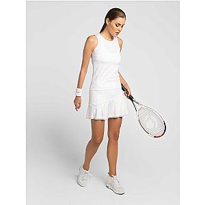 Tennis Classic 15" Flounce Skirt - White