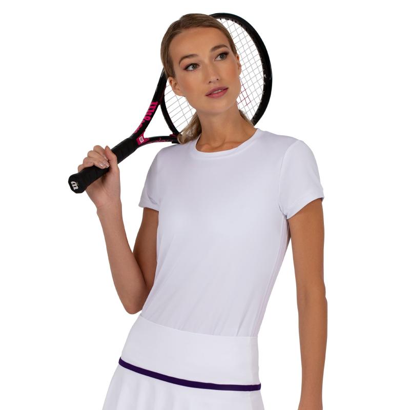 Sustainable Harper Short Sleeve Crew Neck - White