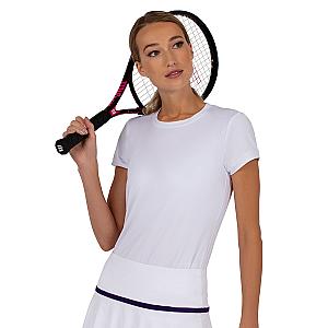 Sustainable Harper Short Sleeve Crew Neck - White