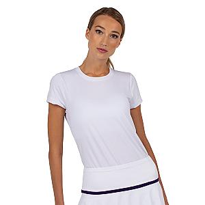 Sustainable Harper Short Sleeve Crew Neck - White