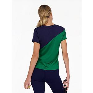 Parker Short Sleeve Crew Neck Top - Ivy/Ink
